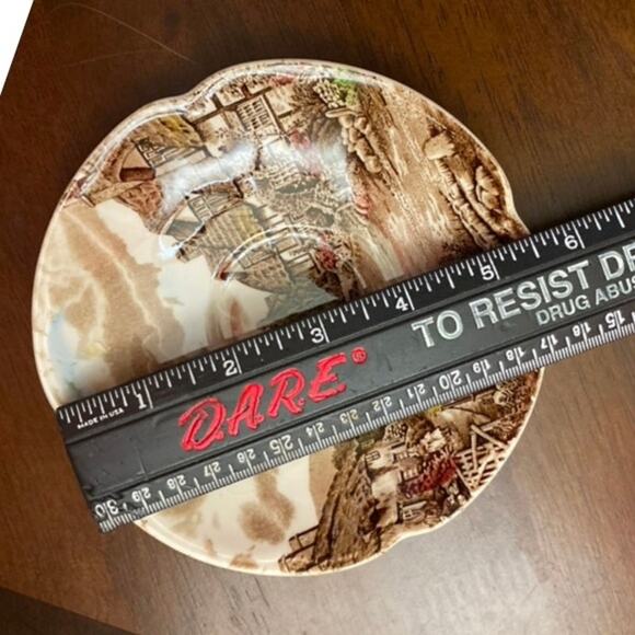 Olde English Countryside made England Johnson Bros Genuine Hand Engraving Plate - Picture 6 of 6